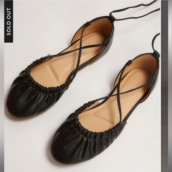 Lacey Ballet Flats black leather vici - Picture 2 of 6